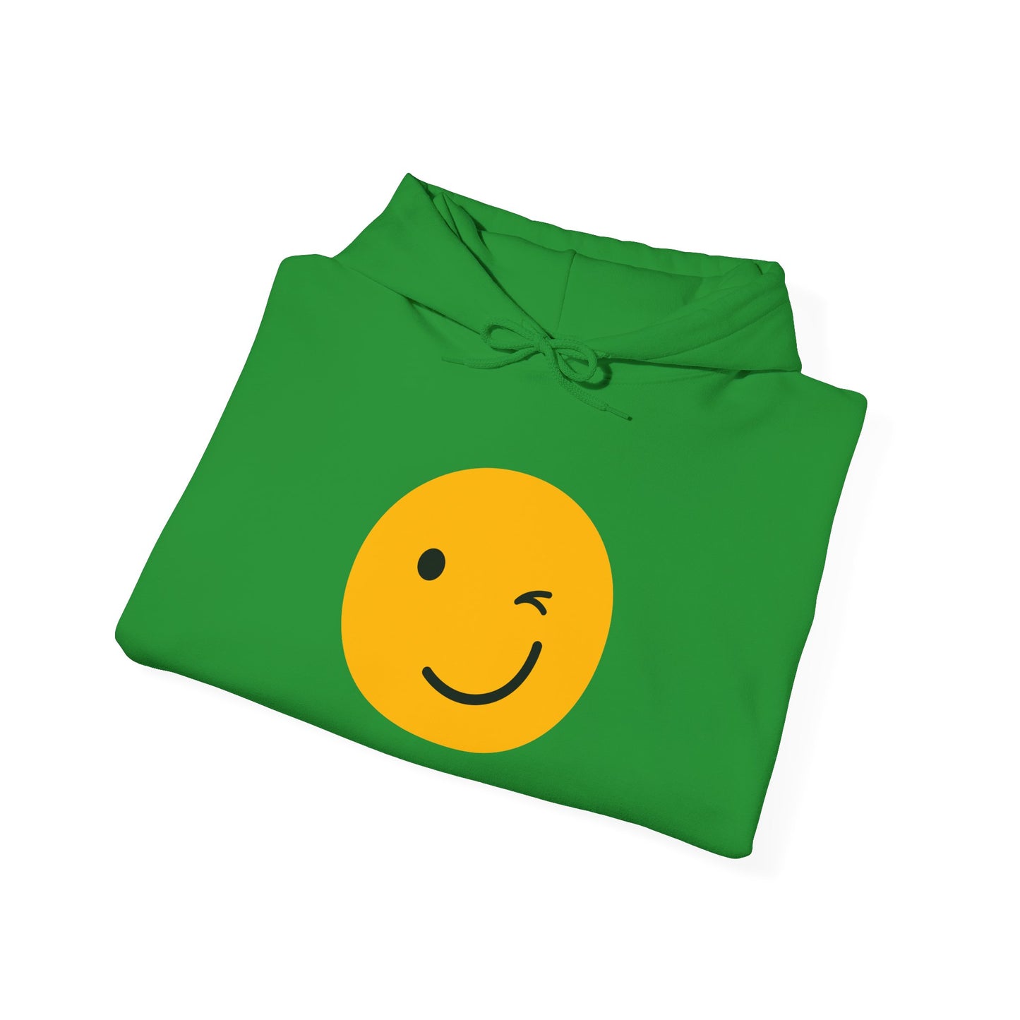 Smiley Face Unisex Hooded Sweatshirt - Fun and Cozy
