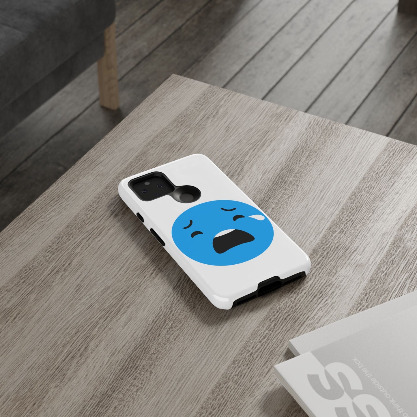 Funny Sad Face Phone Case - Tough and Stylish