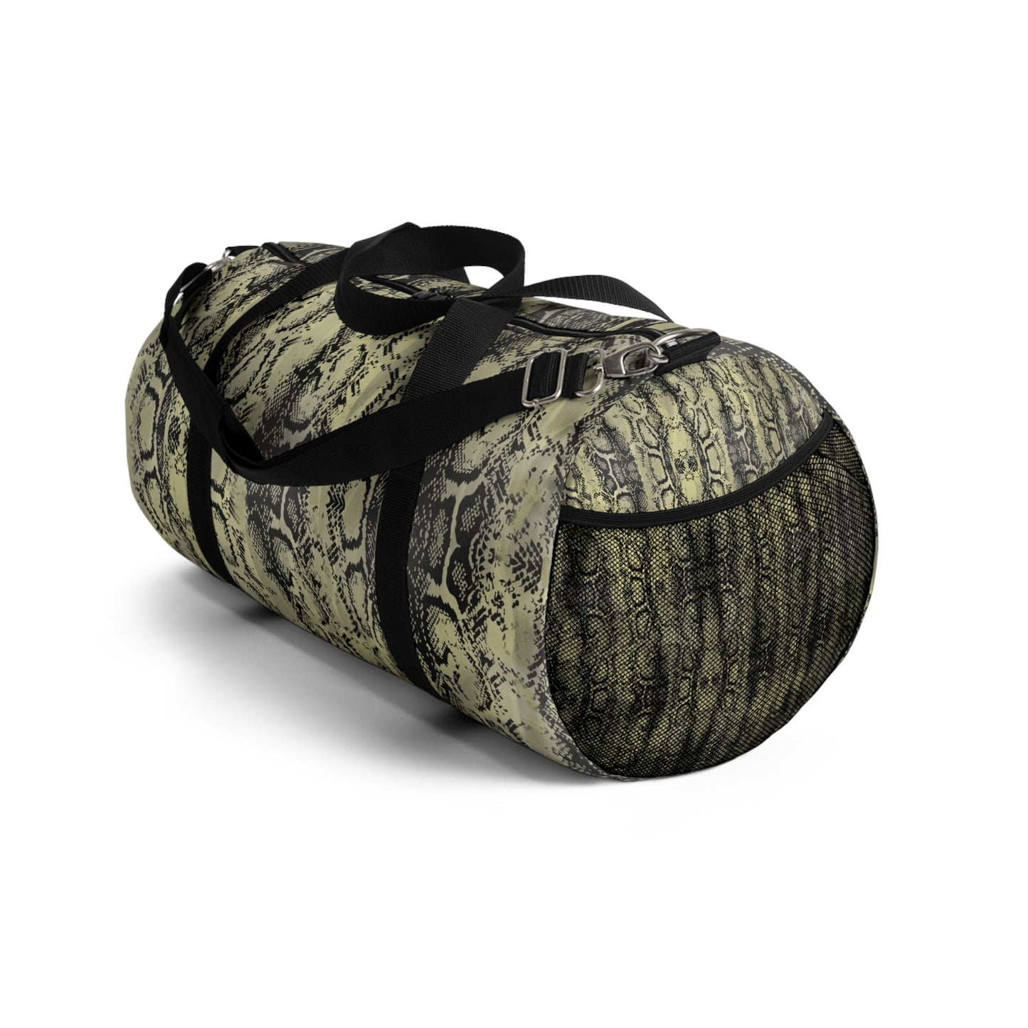 Stylish Python Print Duffel Bag - Trendy Gym & Travel Bag