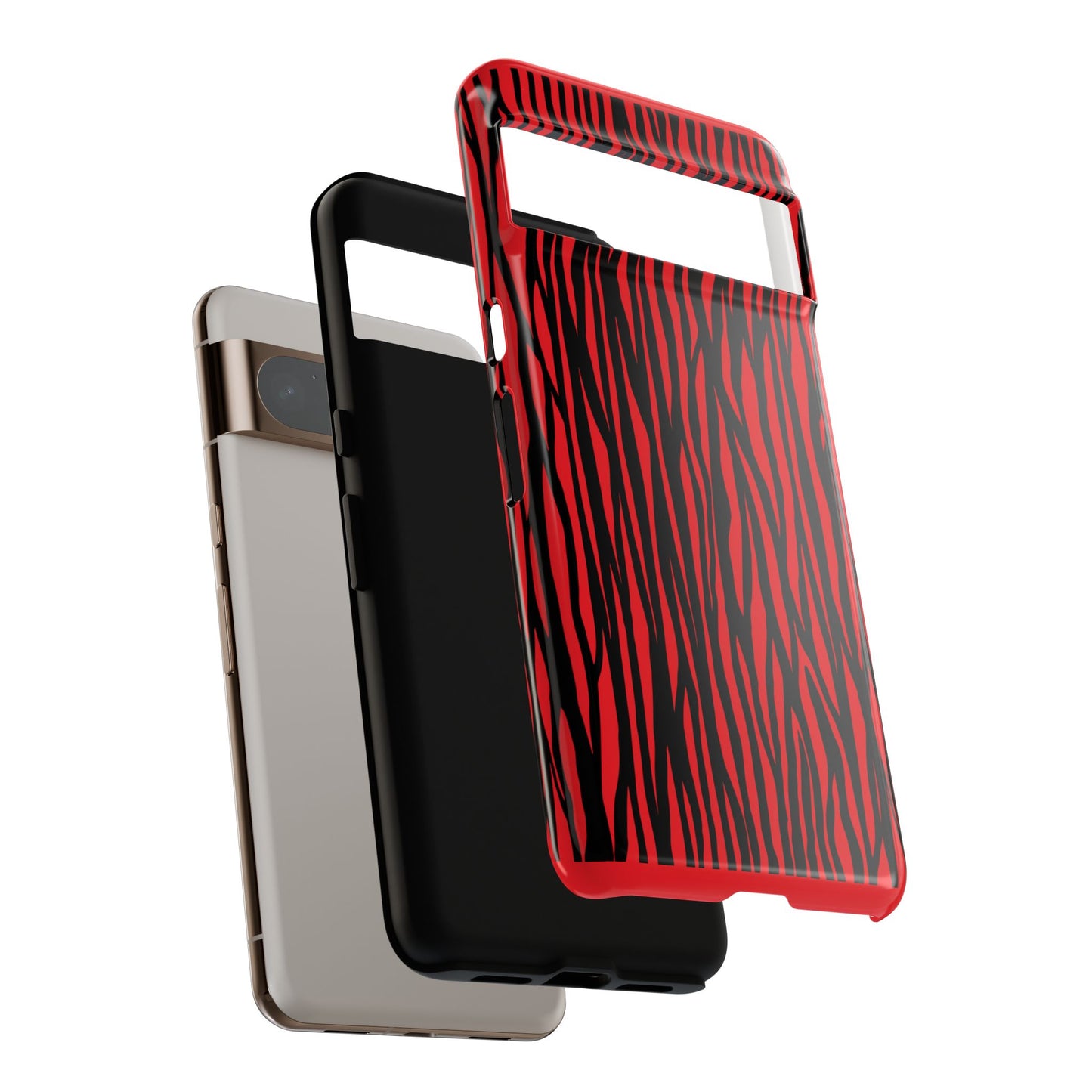 Bold Zebra Print Phone Case - Tough Protection for Trendsetters