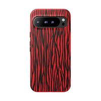 Bold Zebra Print Phone Case - Tough Protection for Trendsetters