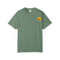 Smiley Face Unisex Garment-Dyed T-Shirt - Fun and Comfortable Casual Wear