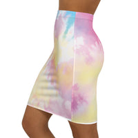 Tie-Dye Pencil Skirt