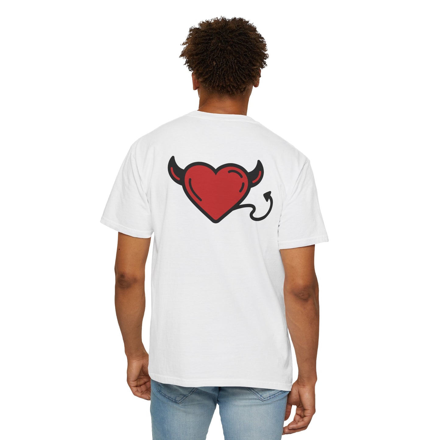 Devilish Love T-Shirt | Unisex Garment-Dyed Tee for Casual Style