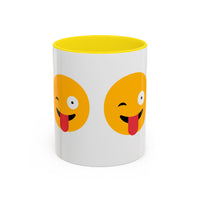 Playful Emoji Coffee Mug | Fun Yellow Faces 11oz & 15oz