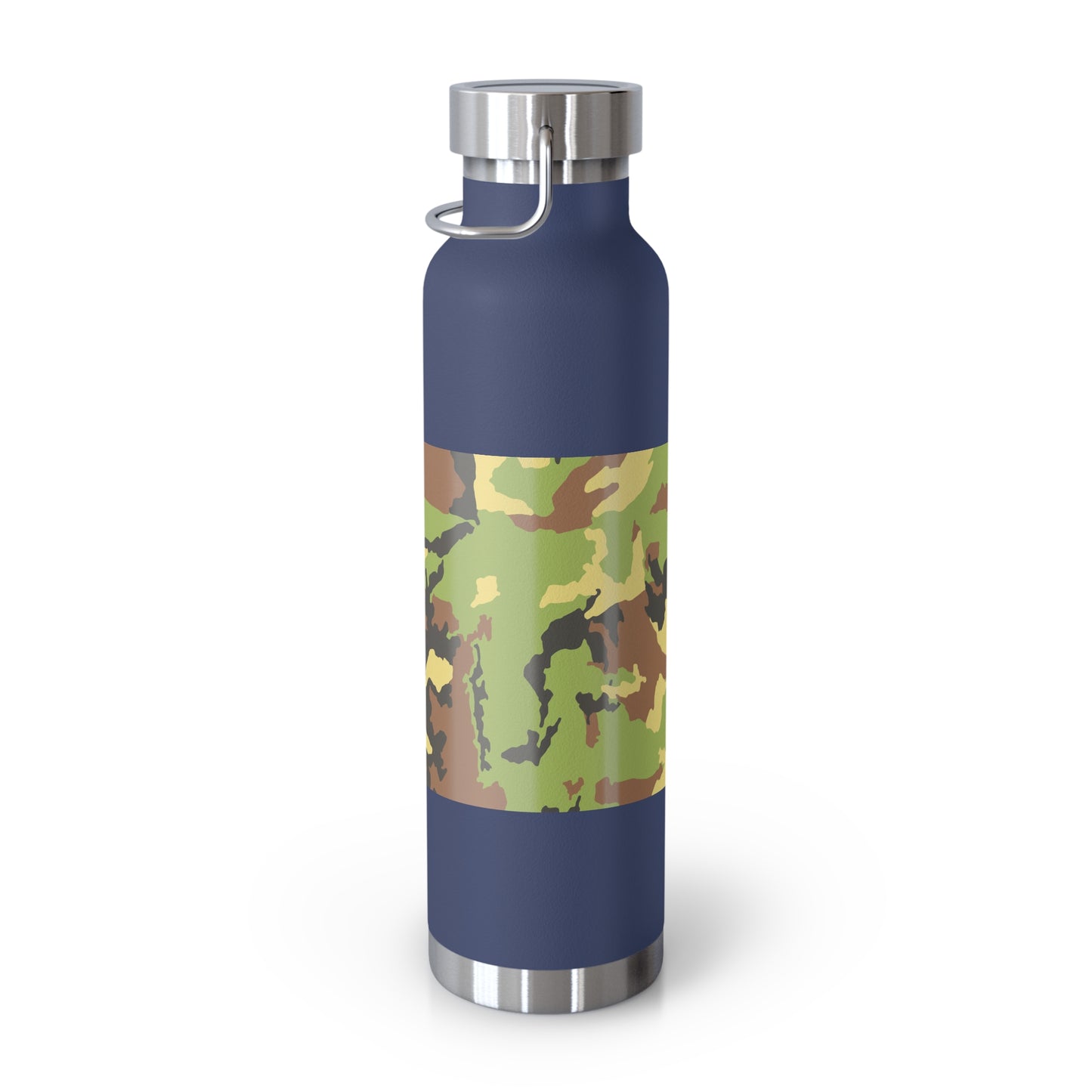 Camouflage Insulated Water Bottle - 22oz Durable Travel Flask