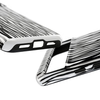 Tough Cases: Stylish Black and White Zebra Print Phone Case