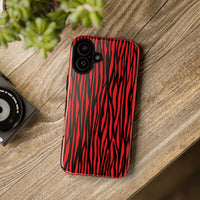 Bold Zebra Print Phone Case - Tough Protection for Trendsetters