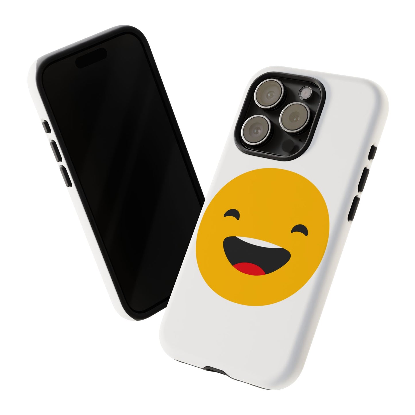 Happy Face Tough Phone Case - Durable Protection with Smile Design