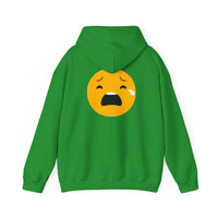 Unisex Heavy Blend™ Sad Emoji Hoodie - Cozy & Expressive Sweatshirt