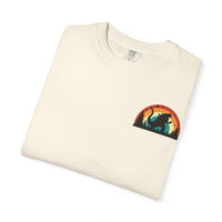 Retro Sunset Dinosaur Unisex T-Shirt