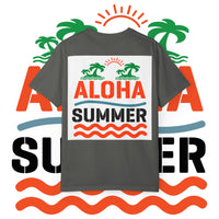Aloha Summer Unisex T-Shirt, Beach Shirt, Vacation Tee, Summer Apparel, Tropical Graphic Tee, iconic Waikiki Beach Maui ,Oahu