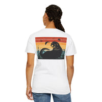 Coastal Vibe Unisex Garment-Dyed T-shirt with Otter Design