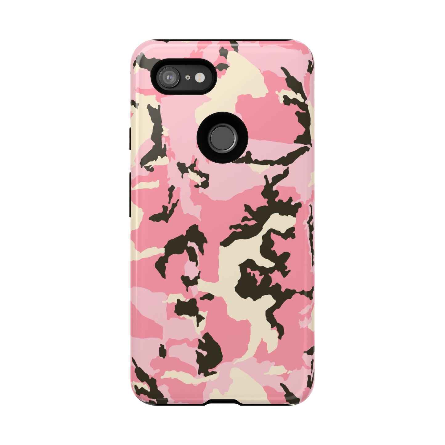Stylish Pink Camouflage Phone Case – Tough Cases for Trendsetters
