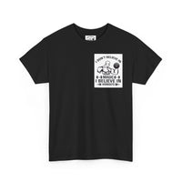 Funny Fitness Tee, I Don't Believe in Magic, Gym Shirt for Workout - Unisex Heavy Cotton Tshirt, Workout Top, Funny Exercise