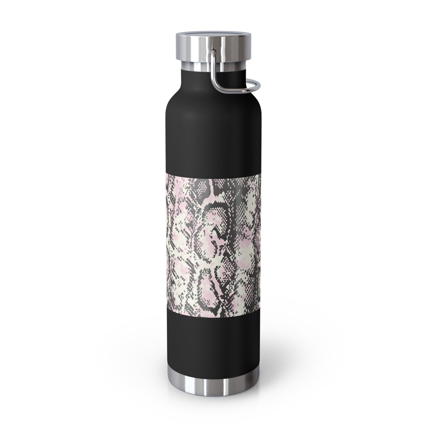 Trendy Snakeskin Insulated Water Bottle - 22oz - Perfect for Travel & Outdoor Adventures