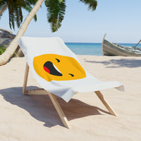 Smiley Face Beach Towel - Fun and Colorful Summer Accessory