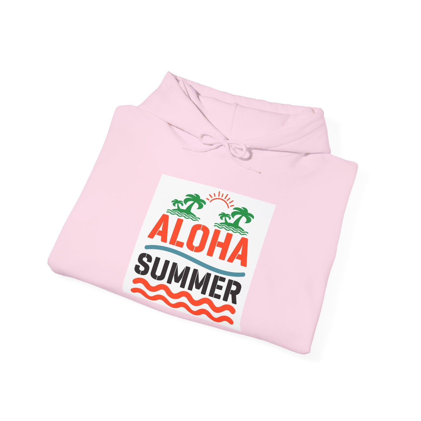 Aloha Summer Hoodie,Tropical Beach Wear,Unisex Sweatshirt,Vacation Outfit, Summer  iconic Waikiki Beach Oahu combines urban
