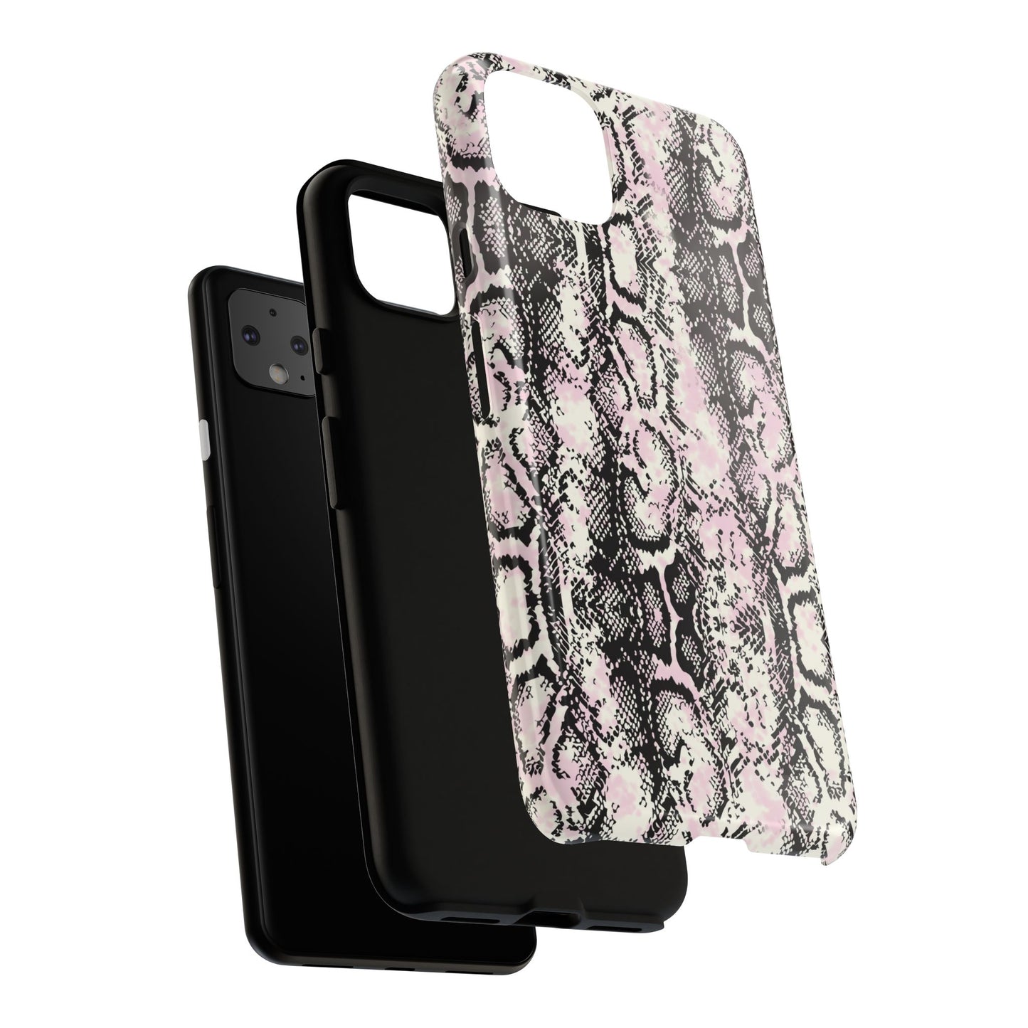 Stylish Snake Print Phone Case - Tough Protection for Trendsetters