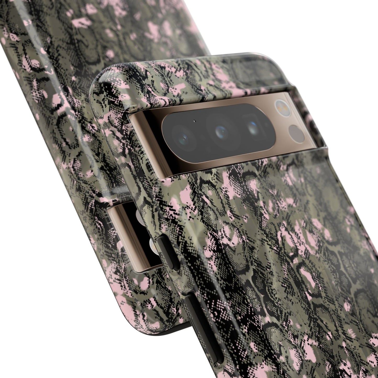 Stylish Snake Print Phone Case for Tough Protection
