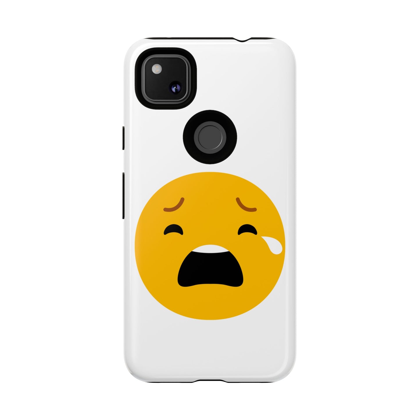 Emotional Tough Case – Sad Emoji Phone Case for Supportive Gifts