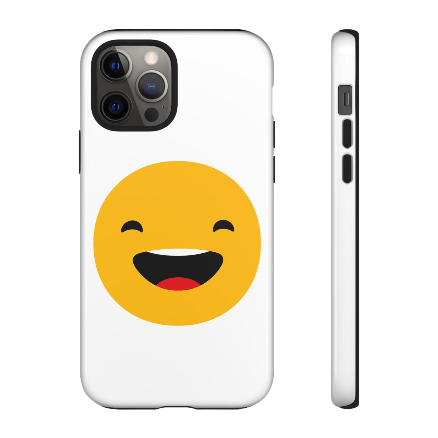Happy Face Tough Phone Case - Durable Protection with Smile Design
