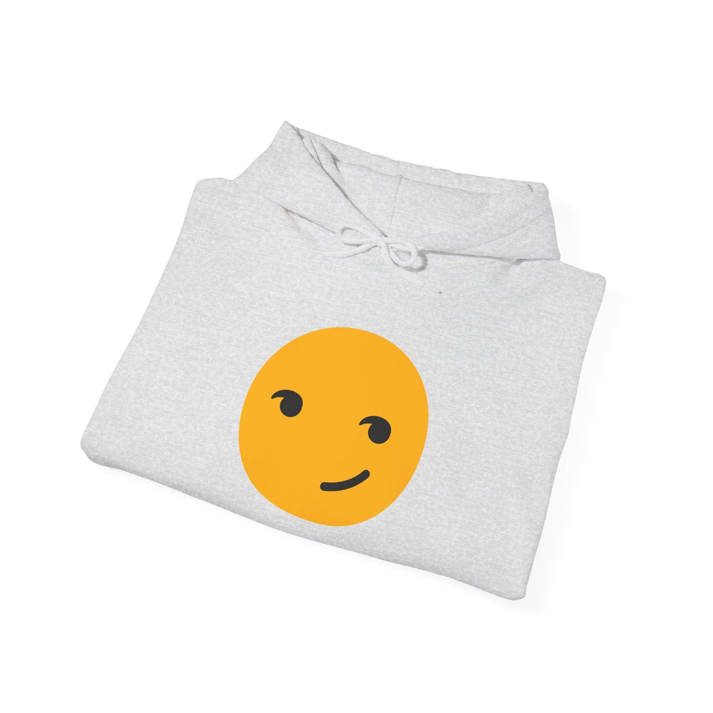 Smiley Face Unisex Heavy Blend Hooded Sweatshirt – Cozy & Playful Comfort for All Occasions