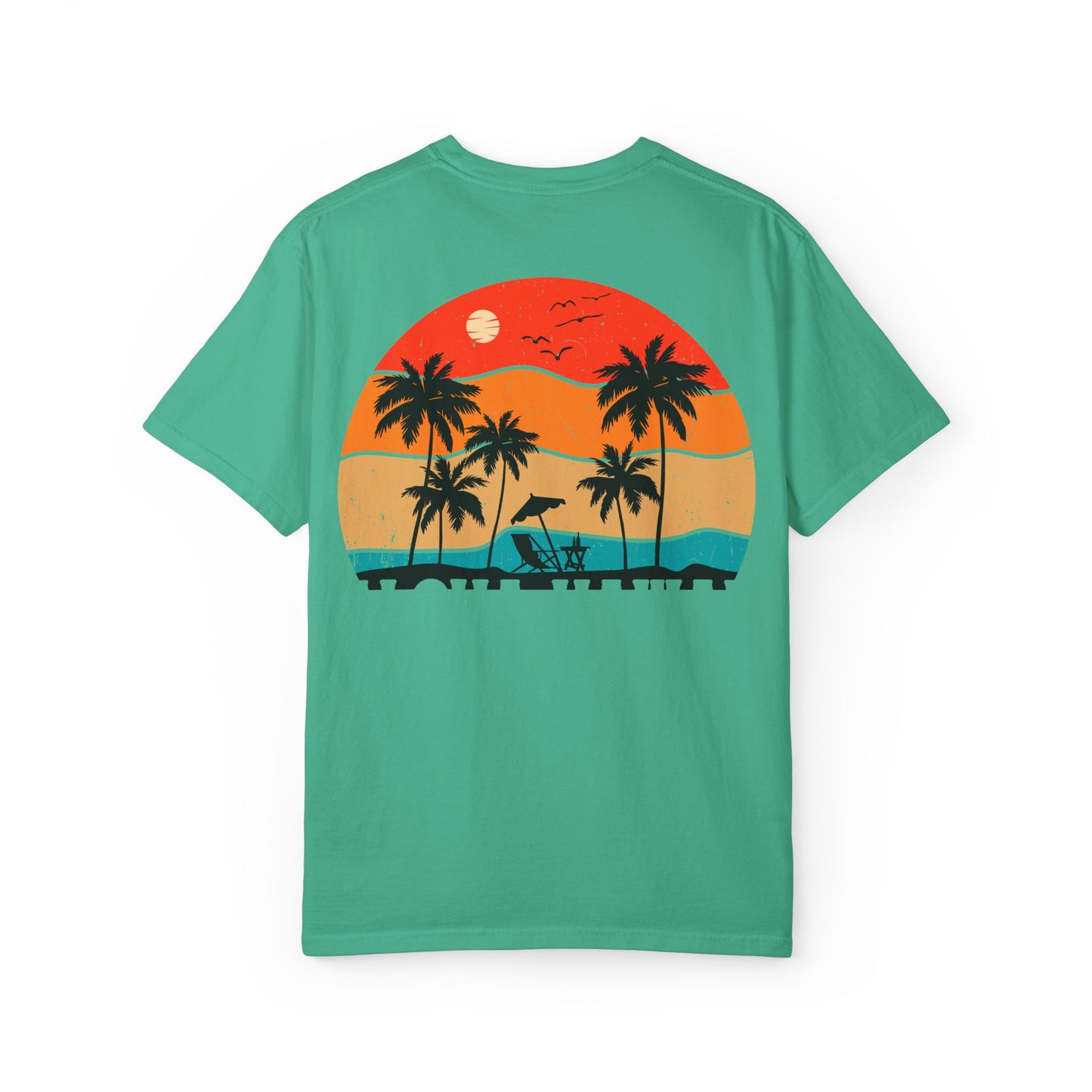 Sunset Vibe Unisex T-Shirt - Tropical Paradise Design