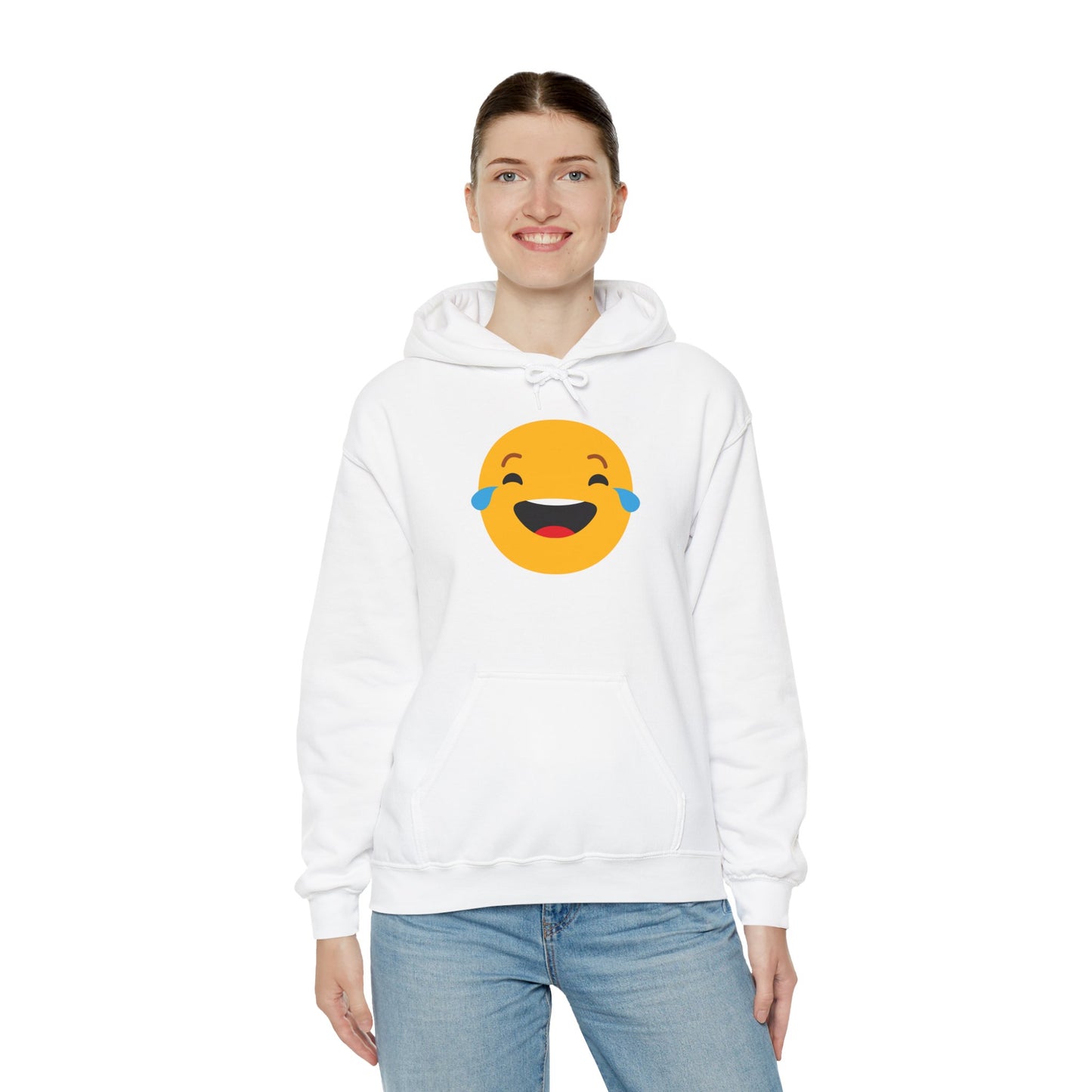 Funny Emoji Hooded Sweatshirt - Unisex Heavy Blend™