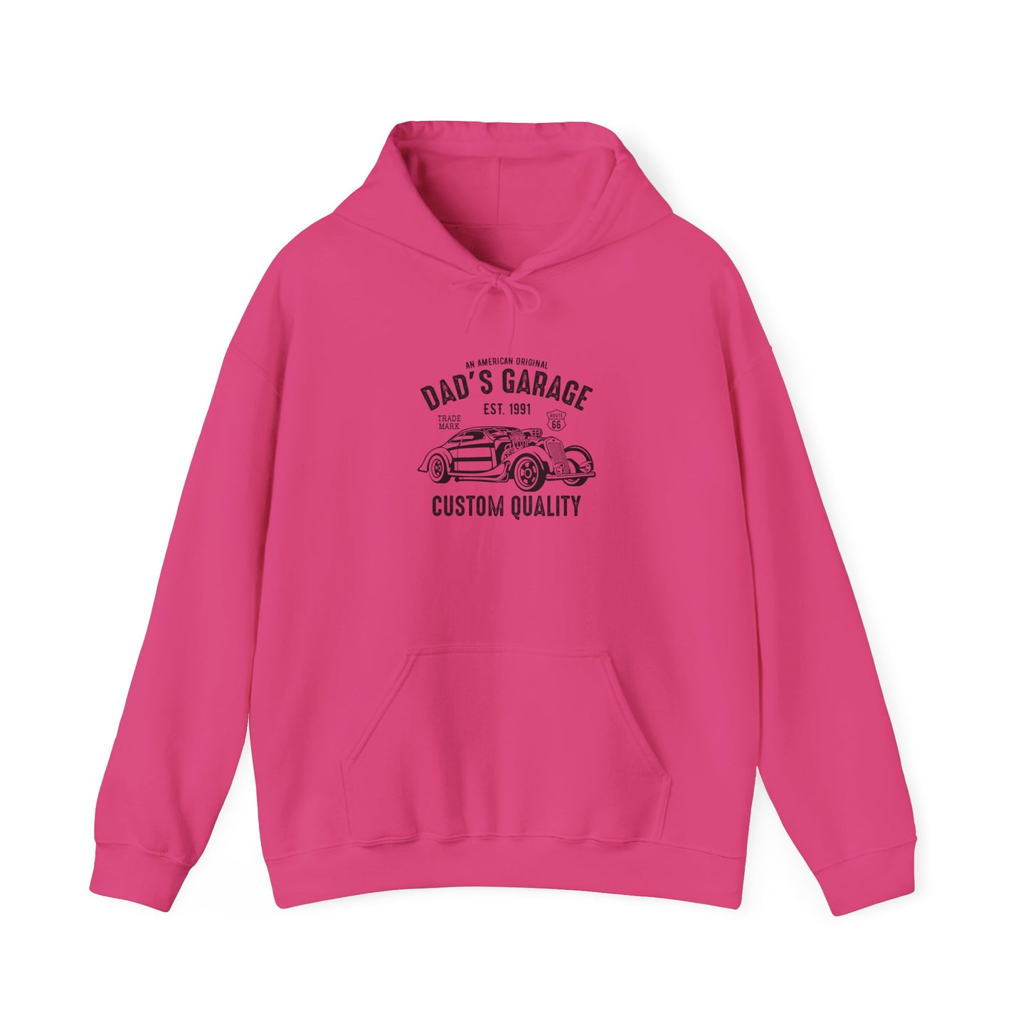 Vintage Dad's Garage Hoodie - Unisex Heavy Blend Sweatshirt