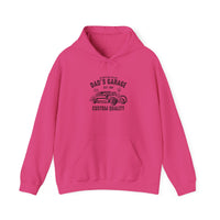 Vintage Dad's Garage Hoodie - Unisex Heavy Blend Sweatshirt