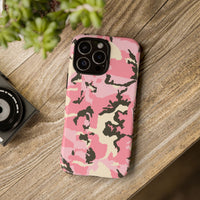 Stylish Pink Camouflage Phone Case – Tough Cases for Trendsetters
