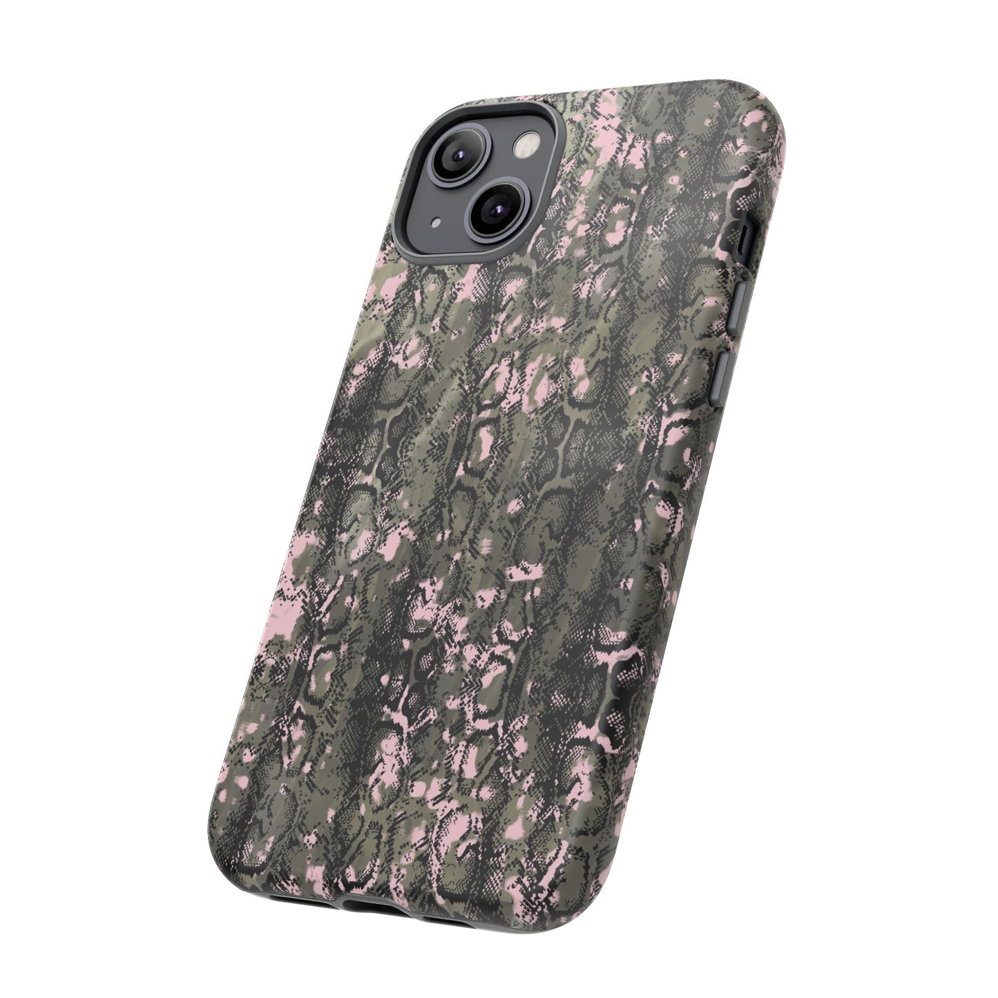 Stylish Snake Print Phone Case for Tough Protection
