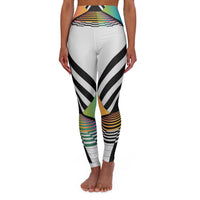 Colorful High Waisted Yoga Leggings - Stylish Activewear for Fitness Lovers, Athleisure Bottoms, Workout Leggings, Gym Wear,