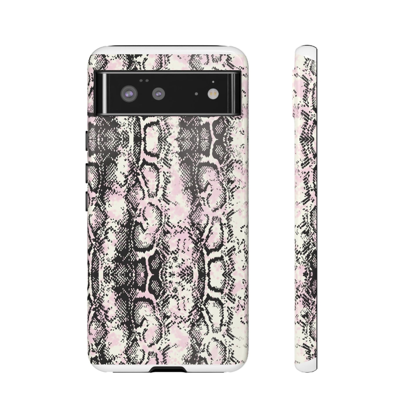 Stylish Snake Print Phone Case – Trendy Design, Tough Protection  Make a bold fashion statement while keeping your phone safe with this sleek and durable snake print case.