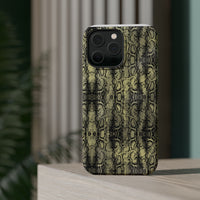 Stylish Snake Skin Magnetic Tough Case - Durable Protection for Your Phone