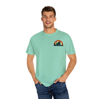 Retro Sunset Dinosaur Unisex T-Shirt