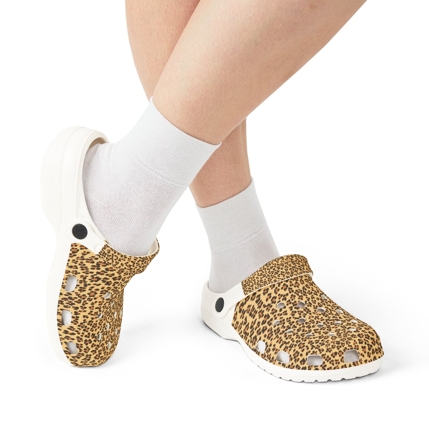 Leopard Print EVA Foam Clogs - Stylish Comfort for Everyday Wear