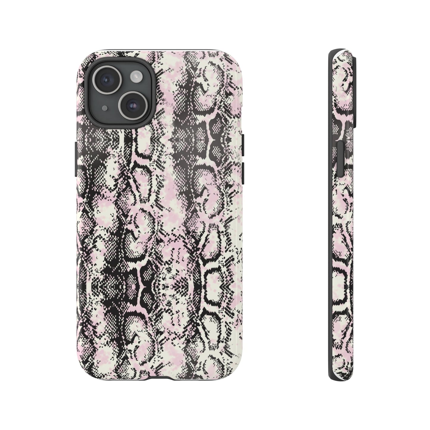 Stylish Snake Print Phone Case – Trendy Design, Tough Protection  Make a bold fashion statement while keeping your phone safe with this sleek and durable snake print case.