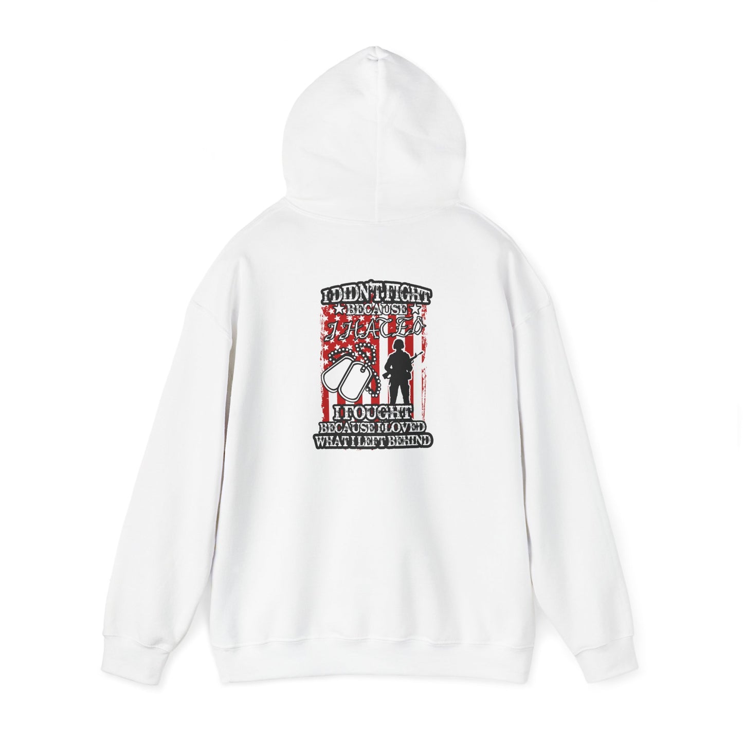 Military Supporter Hoodie, Patriotic Sweatshirt, Independence Day Gift, Veteran Clothing, USA Flag Apparel