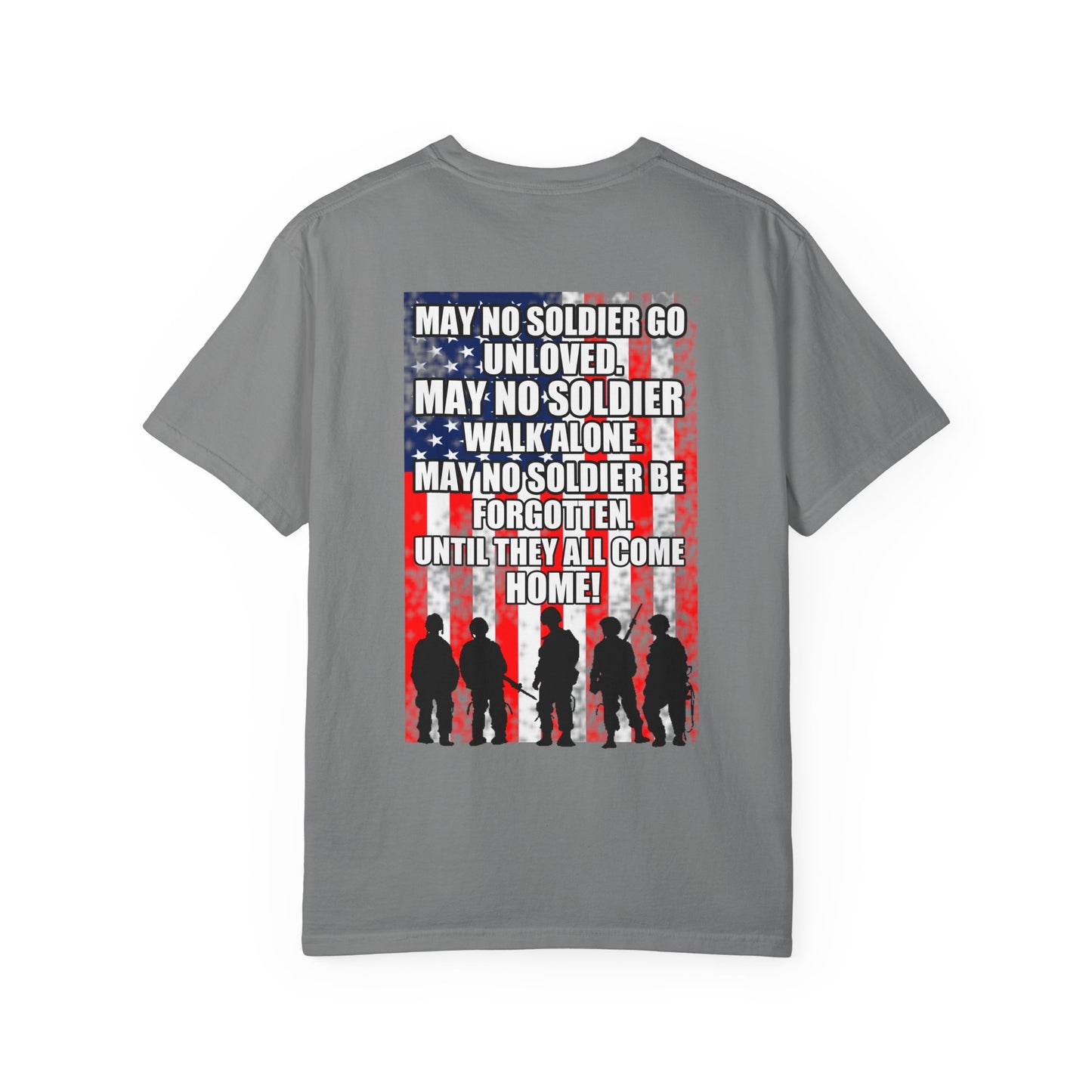 Patriotic T-shirt for Veterans, Memorial Day, Independence Day, Military Support, Casual Wear, Unisex Tee