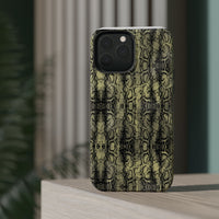Stylish Snake Skin Magnetic Tough Case - Durable Protection for Your Phone