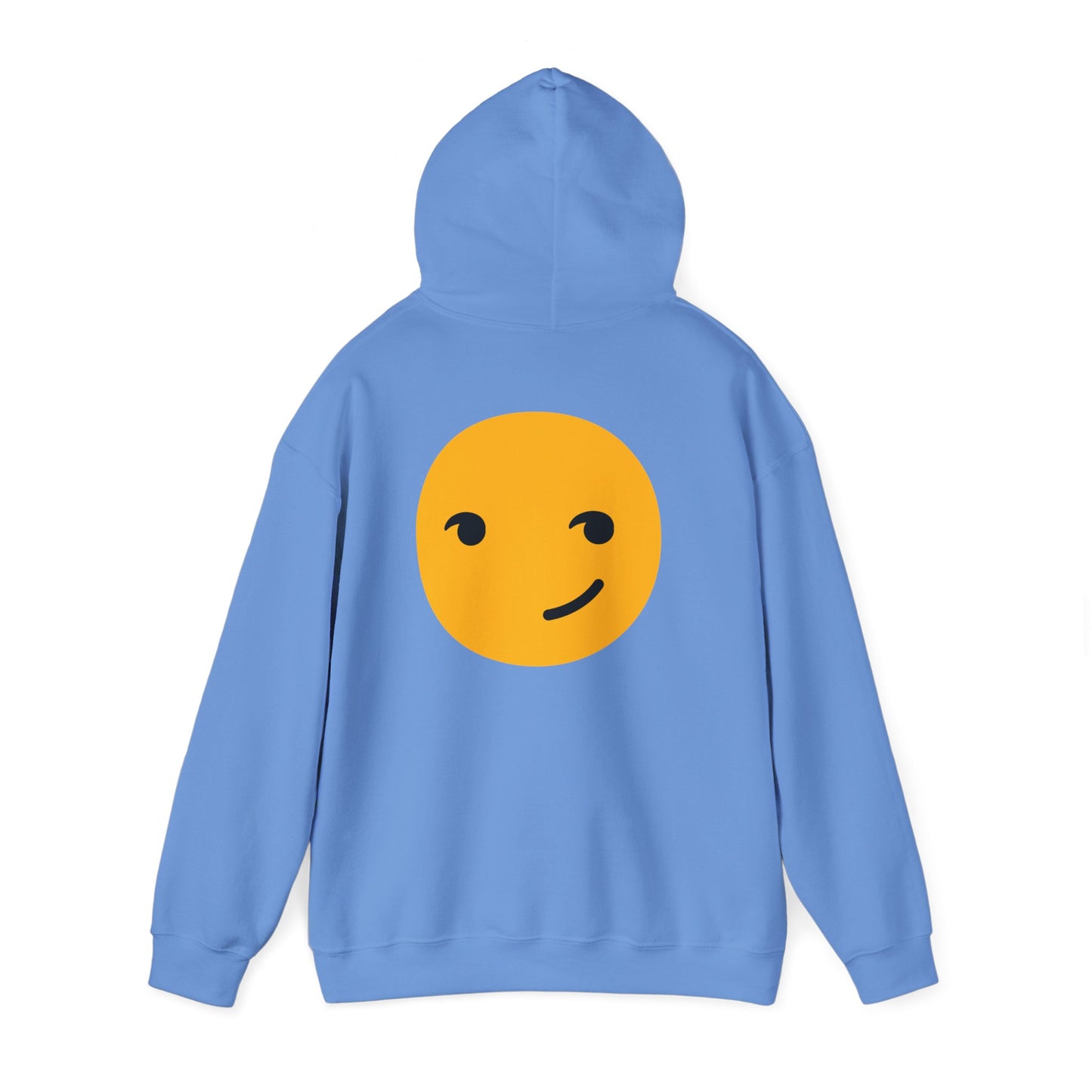 Smiley Face Unisex Heavy Blend Hooded Sweatshirt – Cozy & Playful Comfort for All Occasions