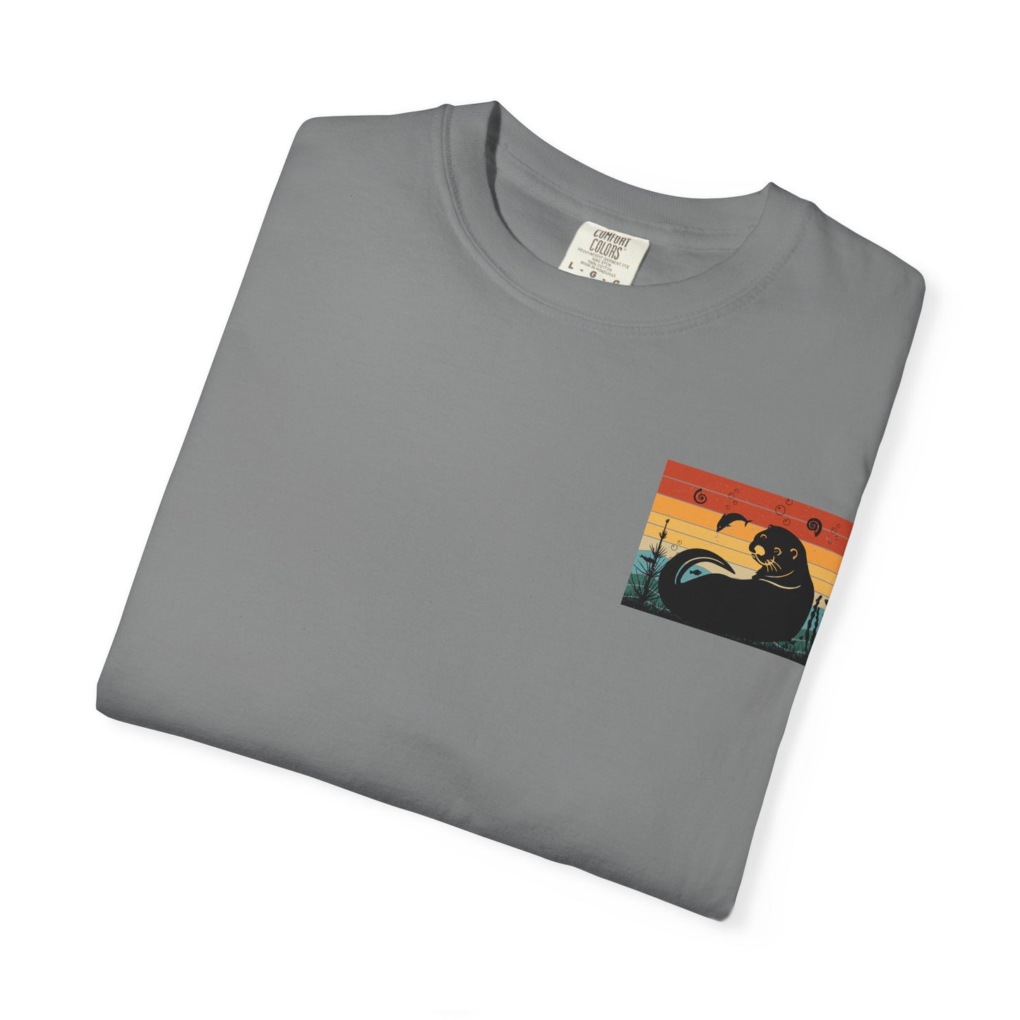 Retro Otter Graphic Unisex T-Shirt – Perfect for Animal Lovers
