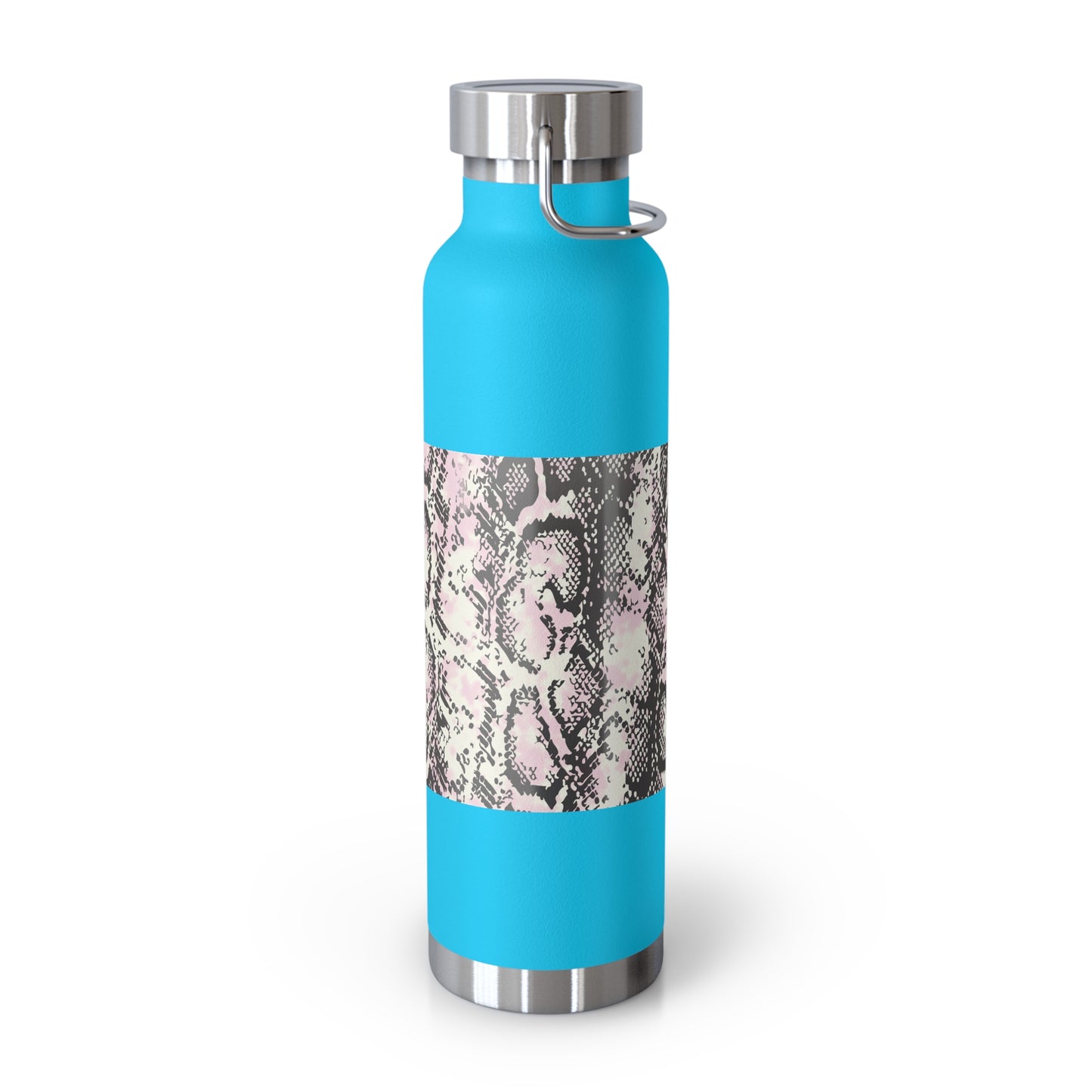 Trendy Snakeskin Insulated Water Bottle - 22oz - Perfect for Travel & Outdoor Adventures