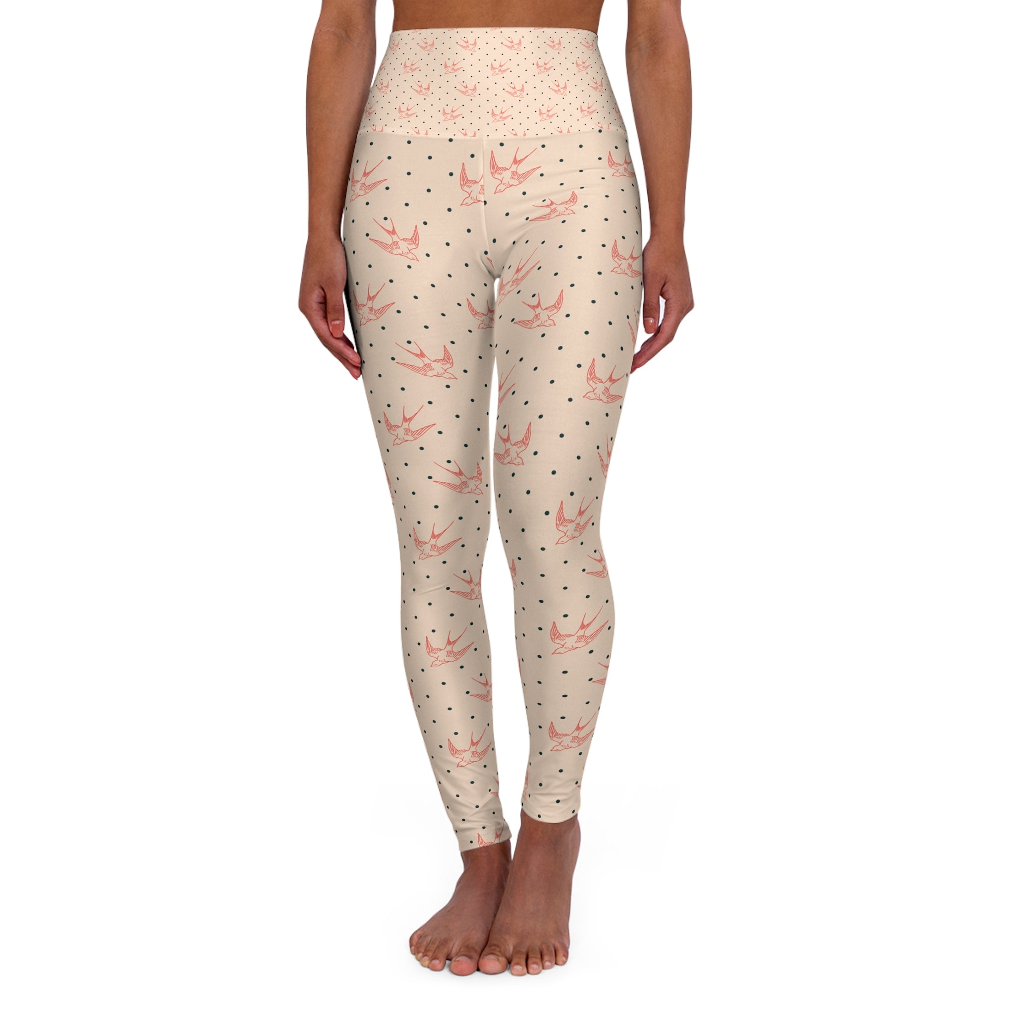 Floral High Waisted Yoga Leggings - Comfortable & Stylish Activewear for Every Workout