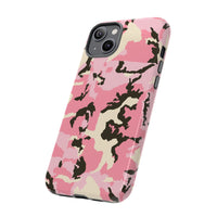Stylish Pink Camouflage Phone Case – Tough Cases for Trendsetters
