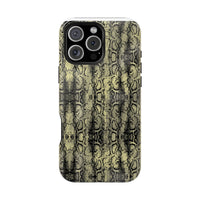 Stylish Snake Skin Magnetic Tough Case - Durable Protection for Your Phone