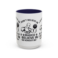 Motivational Workout Coffee Mug, Fitness Mug, Gym Mug, Exercise Mug, Inspirational Mug, Morning Coffee Cup
