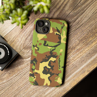 Camo Tough Phone Case - Durable Military Style Cover for Adventure Lovers